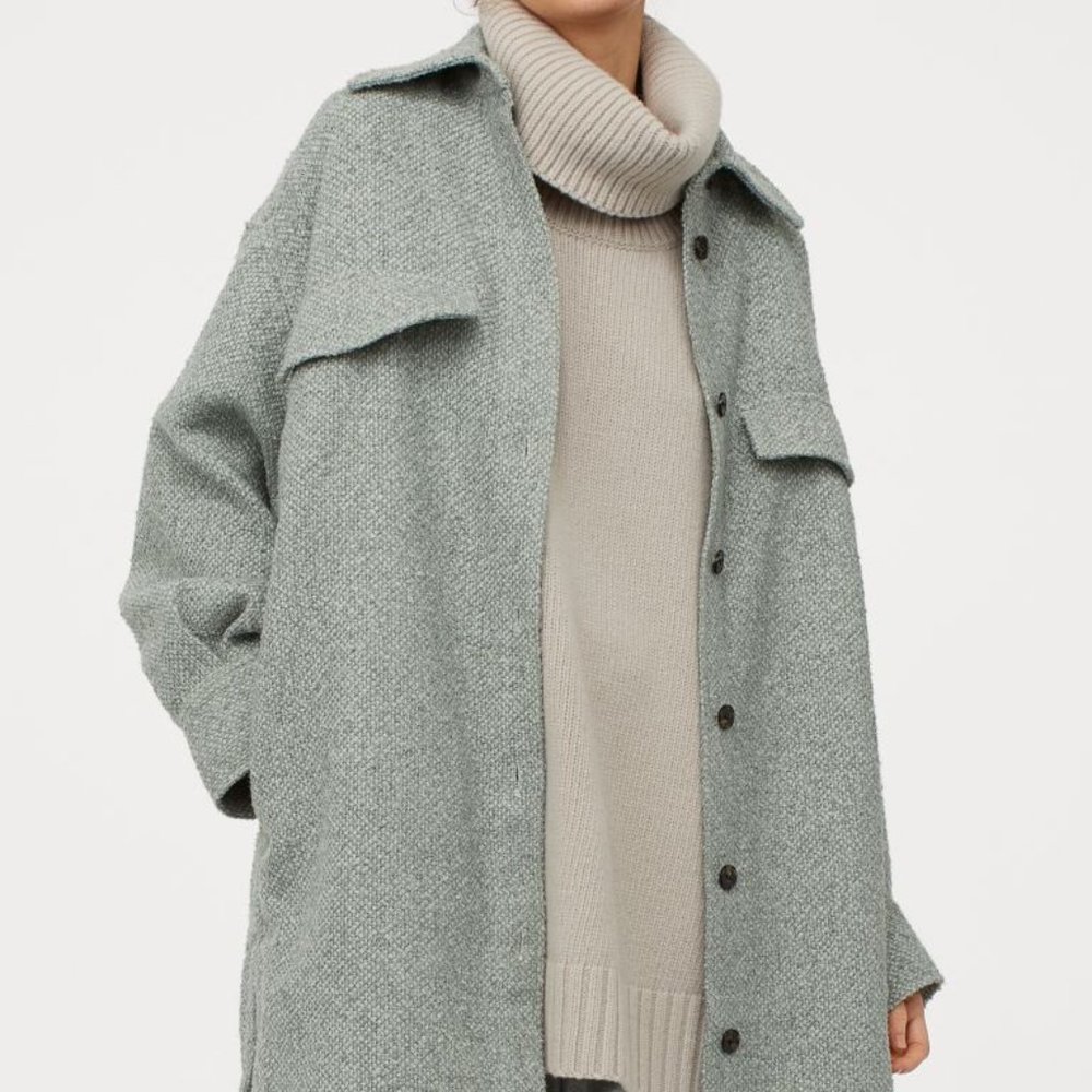 H&M Long Shirt Jacket